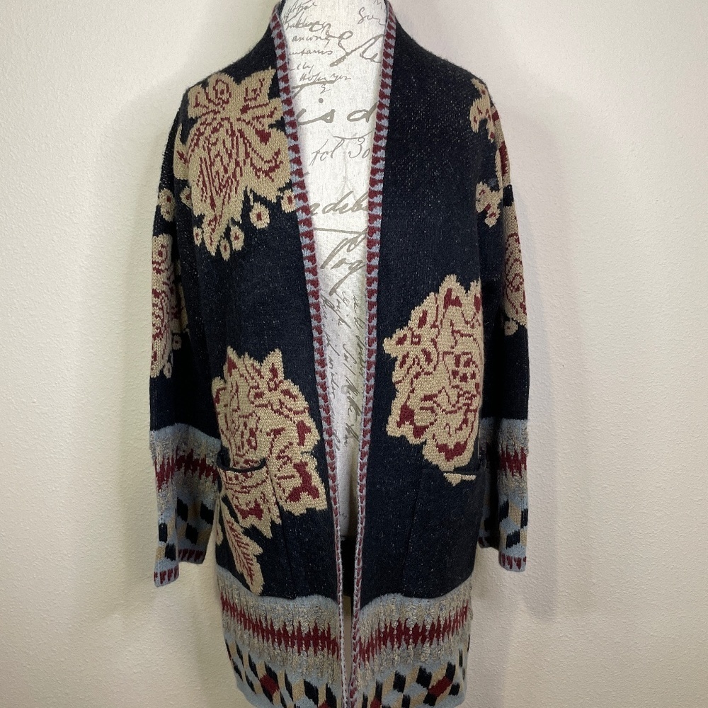 Vertigo long open cardigan size Medium​​​